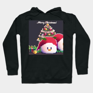 A ducks next to a christmas tree Hoodie